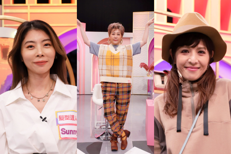 ▲女大主持人及達人老師:Sunny、藍心湄、林葉亭