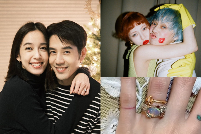 陳庭妮合體胡宇威放閃啦！穿情侶裝、笑倒懷中狂撒糖，甜蜜告白：相信緣分，可以超越一切