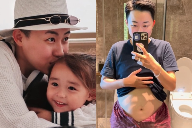 女CEO「未婚買精懷第三胎」，穿西裝挺6個月孕肚超霸氣！混血女兒胎內記憶成真