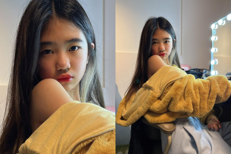 ▲11歲包子妹Grace超會化妝