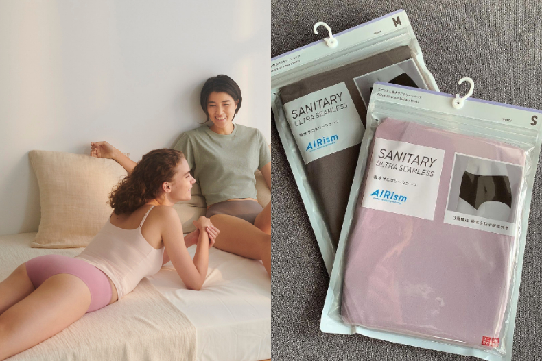 ▲日妞瘋買UNIQLO的AIRism生理褲