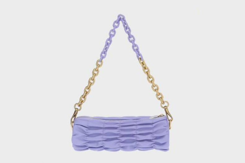 ▲CHARLES & KEITH Tallulah 皺皺法棍包，NT.1,990