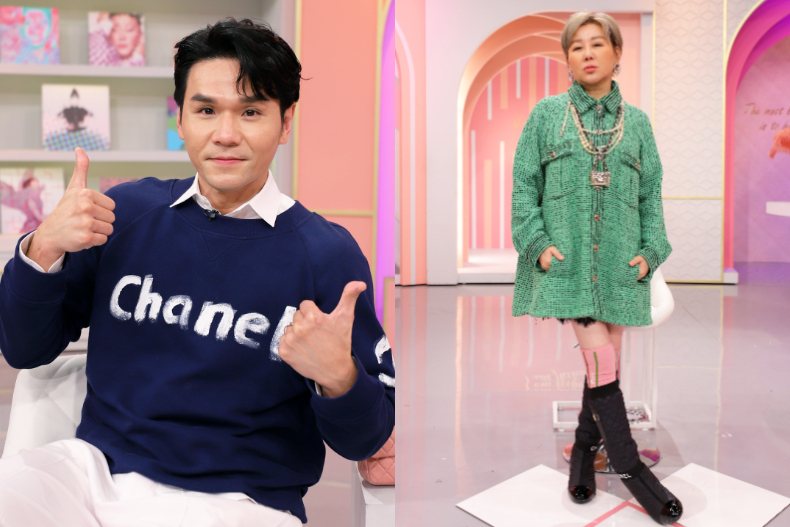▲女大主持人及達人老師(由左至右)：Kevin、藍心湄