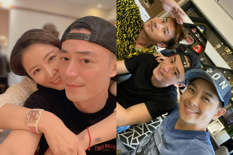 ▲林心如、林志穎分手後兩家人成為好友