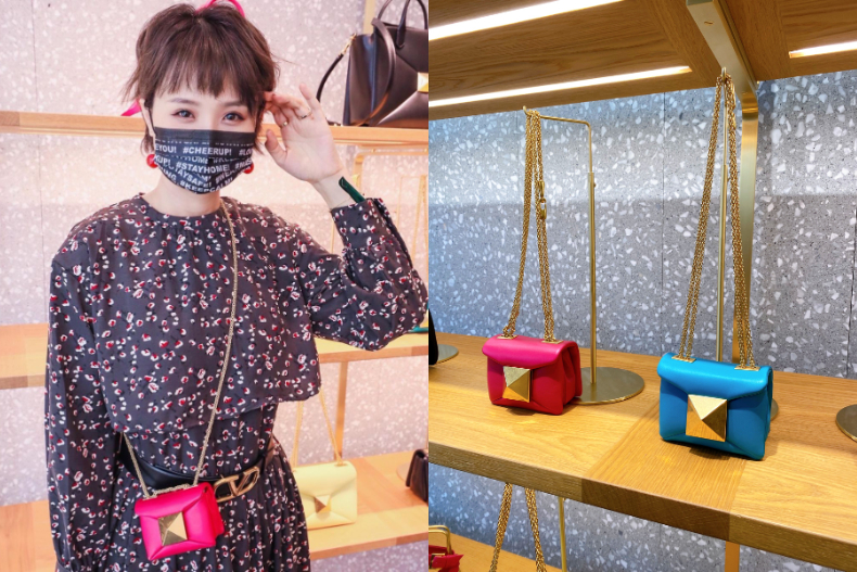 ▲VALENTINO One Stud 迷你包整個可愛到瘋掉