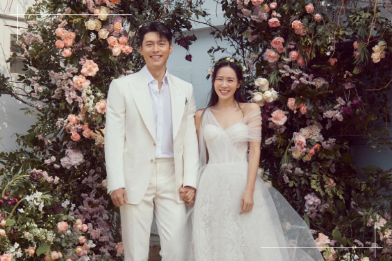 十指緊扣嫁玄彬!孫藝珍「絕美婚紗」品牌曝光,這個小亮點讓她散發優雅仙氣~