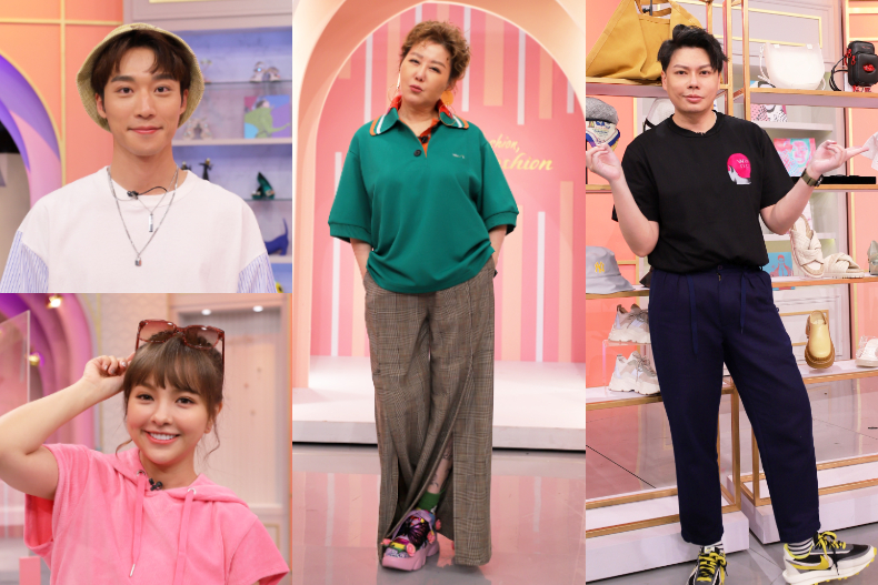▲女大主持人及達人老師：藍心湄、卞慶華、徐凱希、佑群老師