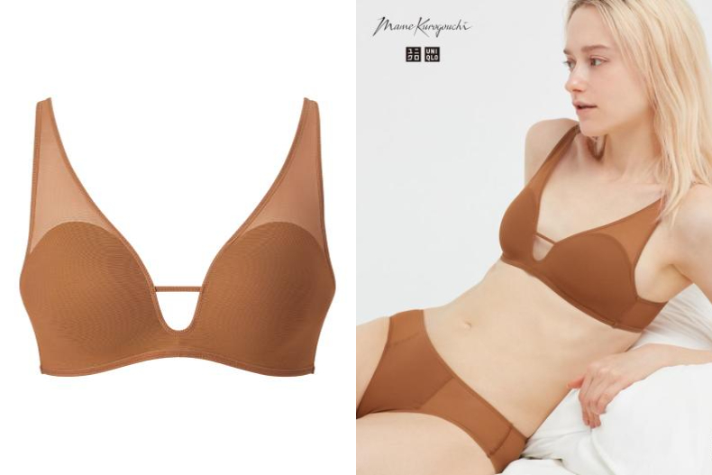 ▲UNIQLO Mame 無鋼圈美型胸罩(舒適)(網眼),NT.790