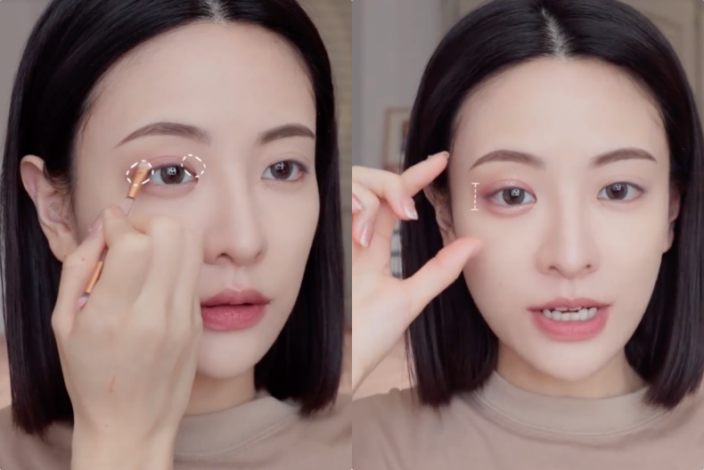新手也能秒學會！簡單6步驟完成兩種不同眼妝：顯嫩圓眼vs桃花長眼