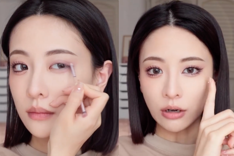 新手也能秒學會！簡單6步驟完成兩種不同眼妝：顯嫩圓眼vs桃花長眼