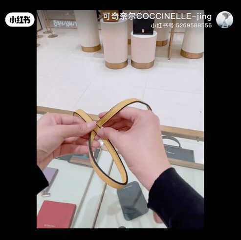 3 - 3.gif ▲背帶縮短編織法教學