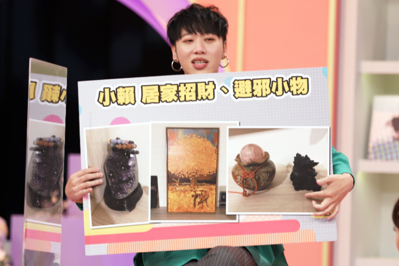 ▲小賴分享自己的開運居家小物