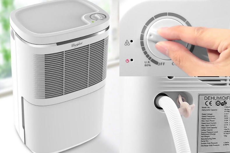 ▲美型除濕機推薦：Whirlpool惠而浦 6L節能除濕機