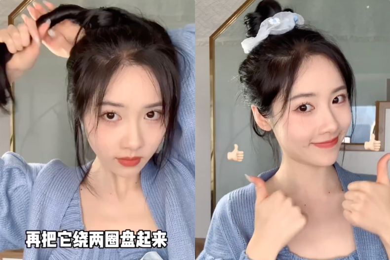 夏天頭髮綁起來！超簡單 5款丸子頭請儲存，手殘黨看完也能學會