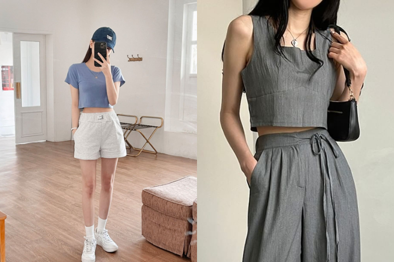 ▲短版上衣是2022夏季必買單品