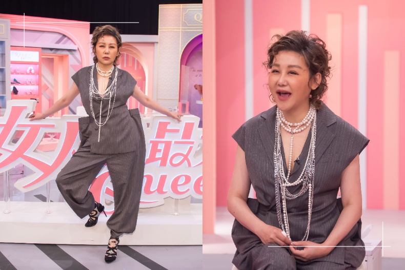 金曲33/獨家揭曉藍心湄「深V西裝」造型!項鍊疊戴帥又性感:女人態度要有