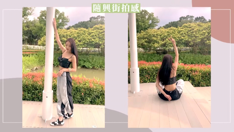 ▲吳速玲傳授：善用姿勢修飾身材