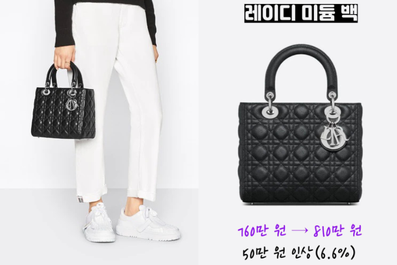 中碼 LADY DIOR 手袋，NT.180,000