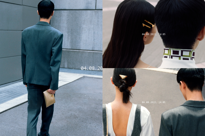 Prada 2022 七夕金色情人節系列:展示獨家精選男、女士服裝與配飾系列