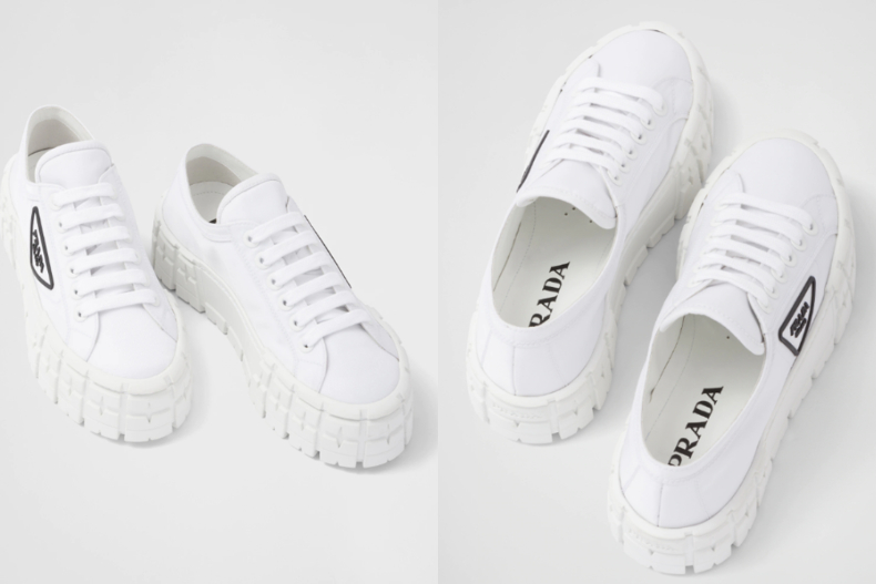 ▲PRADA Double Wheel 運動鞋，NT.35,000