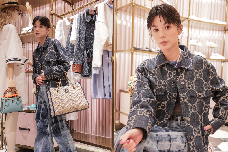 林熙蕾、關穎甜喊：老公買單！GUCCI微風店超好逛～Melody和美寧老師竟看上同咖半月包