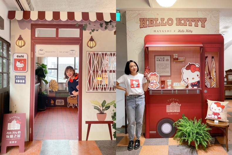 台南林百貨掀可愛復古潮!Hello Kitty玩藝之屋,日式摩登喫茶店登場