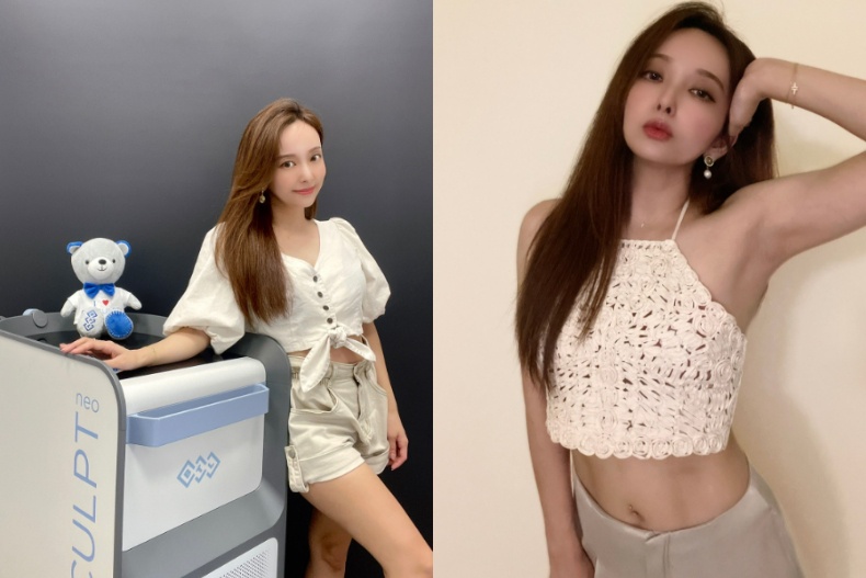獨家／女生下腹最難練，愛紗曬「火辣川字肌」！好身材密訣：壽司只吃6貫、居家運動做這些