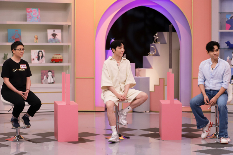 ▲女大來賓（由左至右）：李玉華、Ryan、Kevin