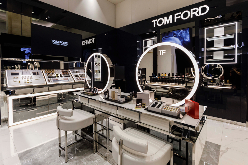 ▲TOM FORD BEAUTY 霸時尚，高雄獨家進駐店裝照