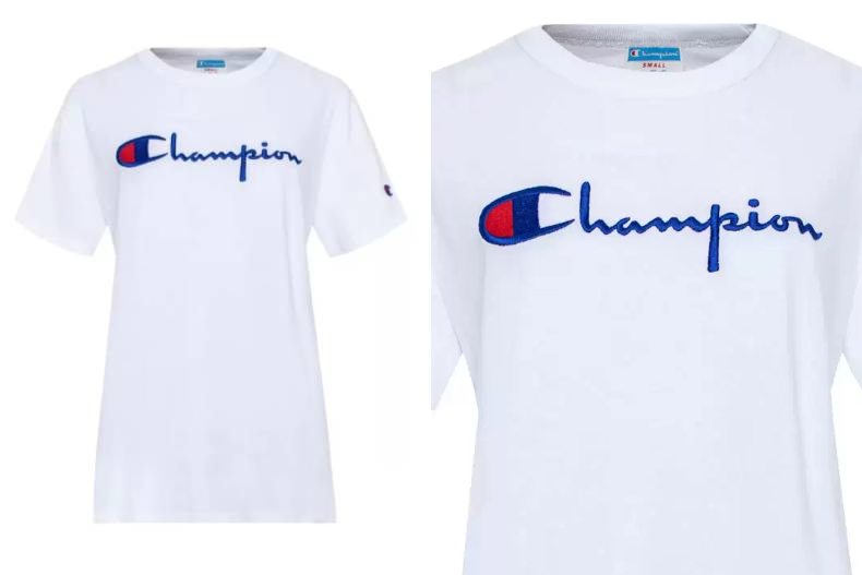 ▲Champion 女男友風短袖上衣，NT.629
