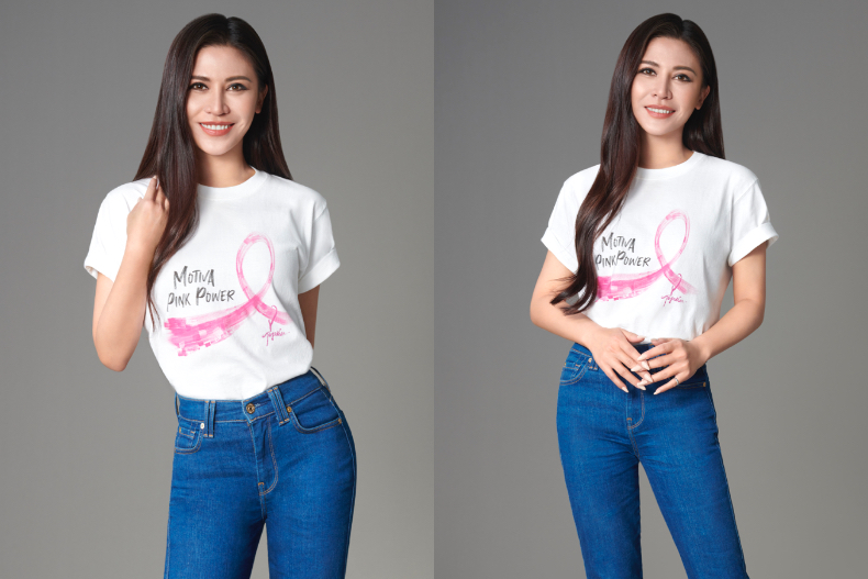 ▲艾怡良受邀擔任2022 Motiva Pink Power公益大使