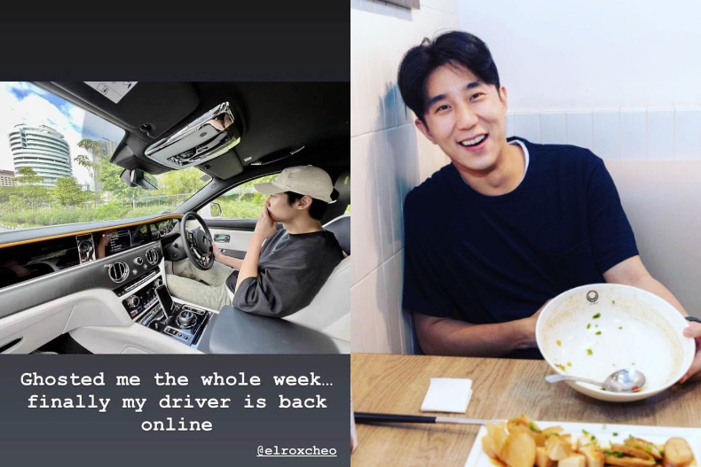 ▲房祖名曬名車