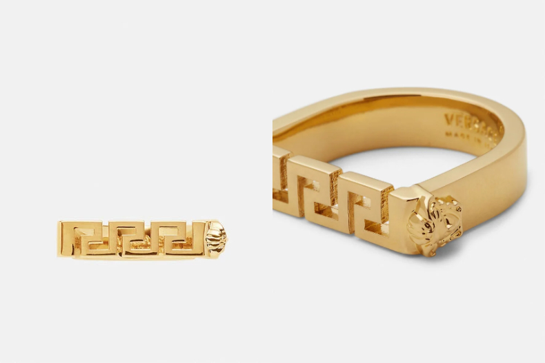▲VERSACE GRECA BAR RING，NT.10,000