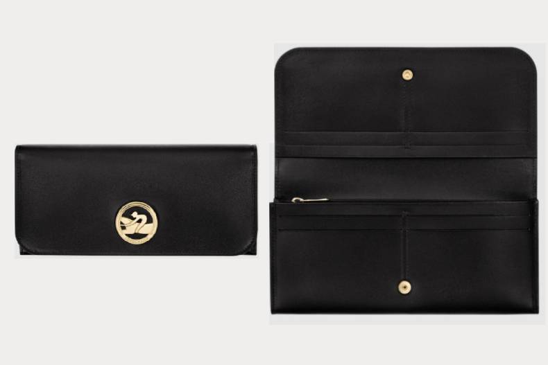 ▲Longchamp BOX-TROT 長型錢包，NT$9,500
