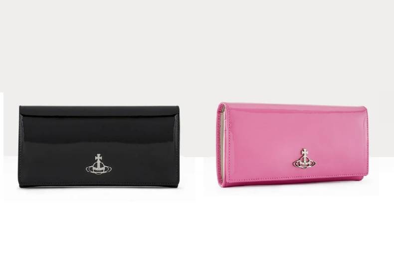 ▲VIVIENNE WESTWOOD SHINY PATENT LONG CARD HOLDER，NT.9,200
