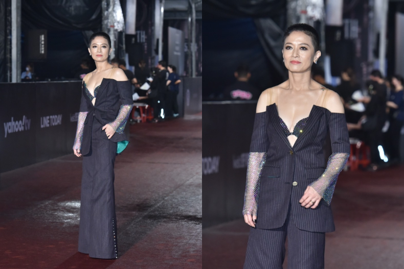 金鐘57/紅毯四美出爐!林心如仙氣蒂芬妮綠禮服超甜,陳庭妮十字挖空辣翻全場