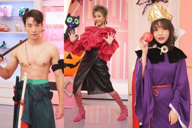 ▲女大主持人（由左至右）：卞慶華、藍心湄、徐凱希