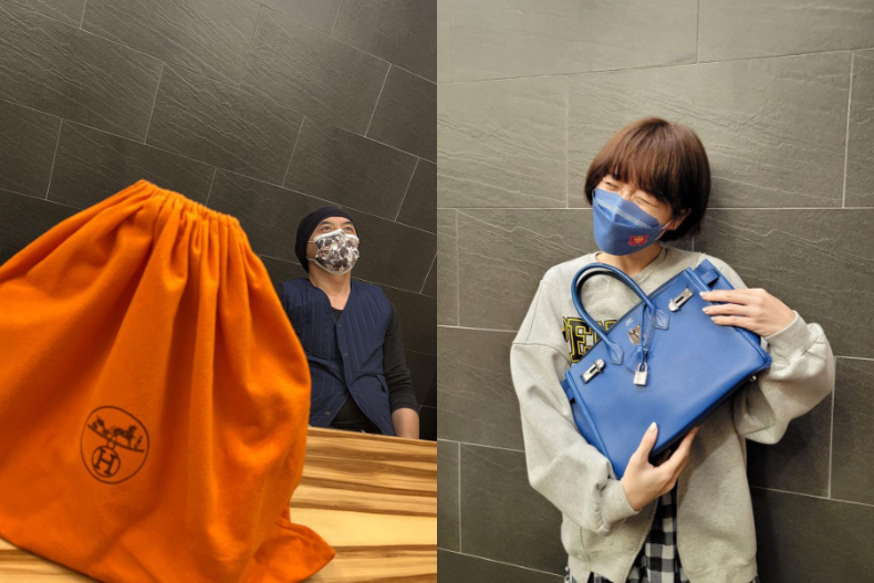 愛馬仕拿到了!黃子佼曝「買柏金包」經過,Lulu眼神發光忙開箱:我要抱著它睡覺