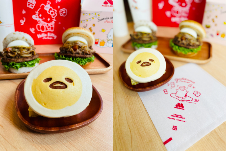 摩斯Ｘ三麗鷗可愛來襲：史上最療癒「蛋黃哥漢堡」、Hello Kitty杯盤、年曆一次看