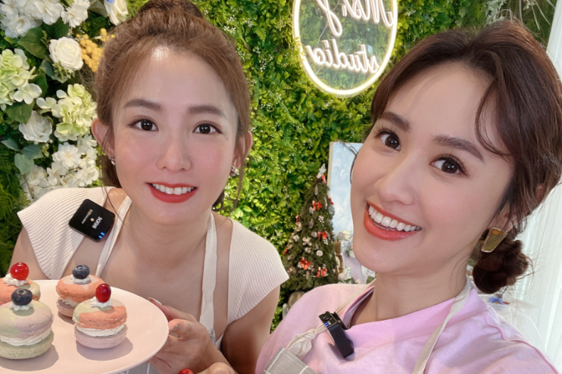 FotoJet (14) - FotoJet (14).jpg 自覺女神地位不保?呵喜一見郭書瑤就吠叫,Sandy大叫:我的來賓不見啦