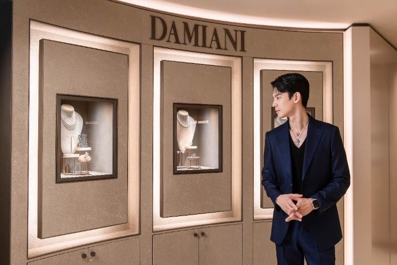 義大利頂級珠寶品牌DAMIANI旗艦店開幕！林柏宏佩戴演繹品牌珍藏系列