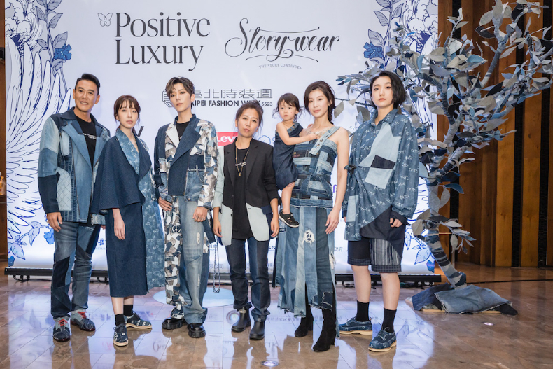 ▲Story Wear 2023永續馬戲團大秀走秀藝人合影