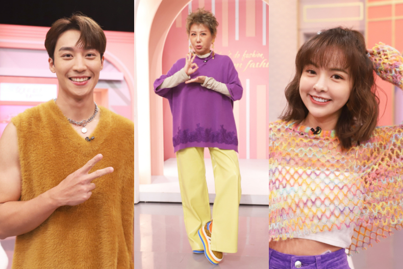 ▲女大主持人（由左至右）：卞慶華、藍心湄、徐凱希