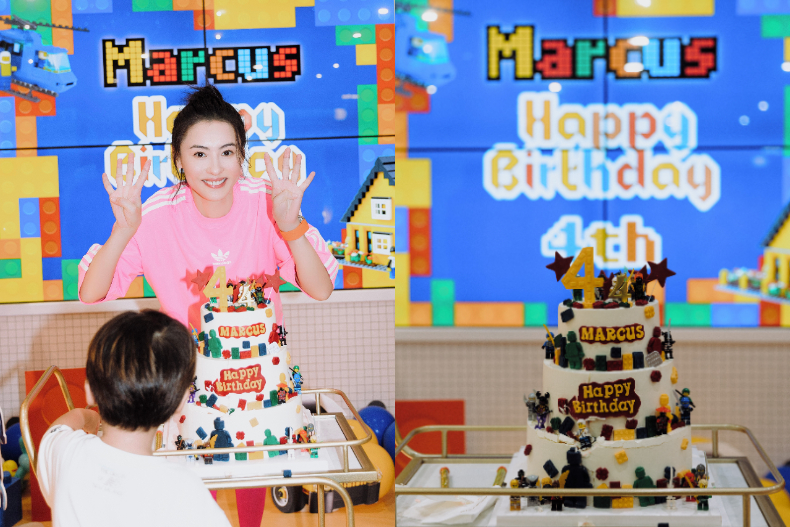 ▲從當日佈置中可見Marcus對樂高情有獨鍾