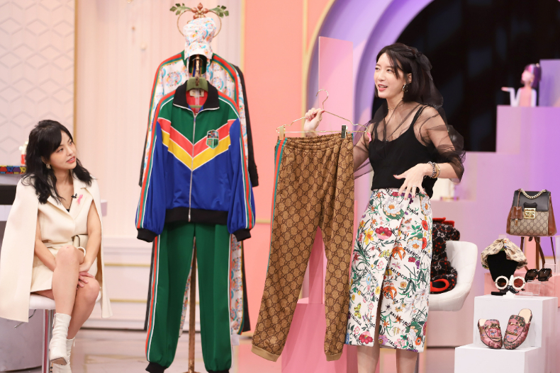 ▲宋米秦分享 Gucci 品牌穿搭