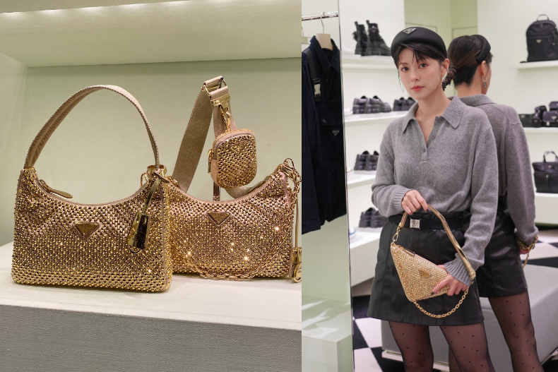 PRADA金色風＆絨毛系列美暈！美寧老師狂推「必買清單」，傳授：亞洲女生穿它超顯白