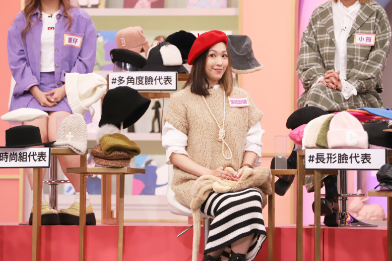 ▲劉喆瑩分享＃長形臉代表 適合的秋冬流行帽子款式