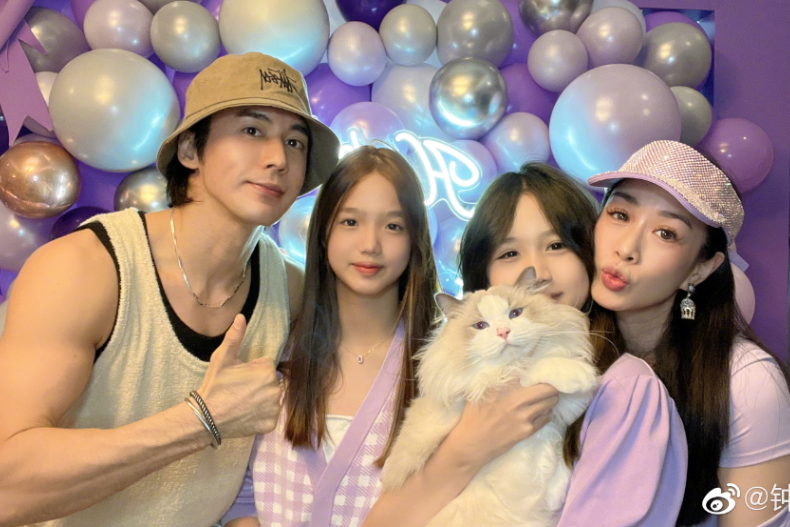 ▲鍾麗緹為Jaden辦紫色主题生日party