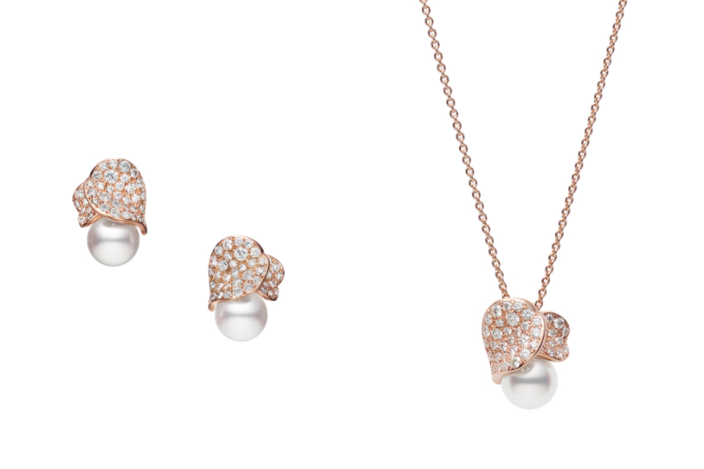 FotoJet (13) - FotoJet (13).jpg ▲Mikimoto Les Pétales Place Vendôme Rosés系列珍珠耳環/Mikimoto Les Pétales Place Vendôme Rosés系列珍珠墜鍊