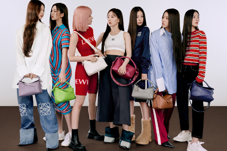 ▲LOEWE全球品牌大使 – NMIXX